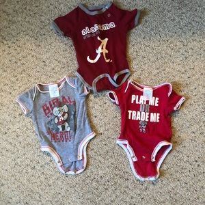 Alabama Onesies 0-3 month
